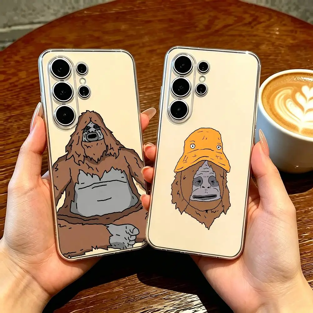 Bestselling Sassy The S-Sasquatch Phone Case Transparent Silicone Soft For Samsung S25,S24,S21,S22,S23,S30,Ultra,S20,Plus,Fe