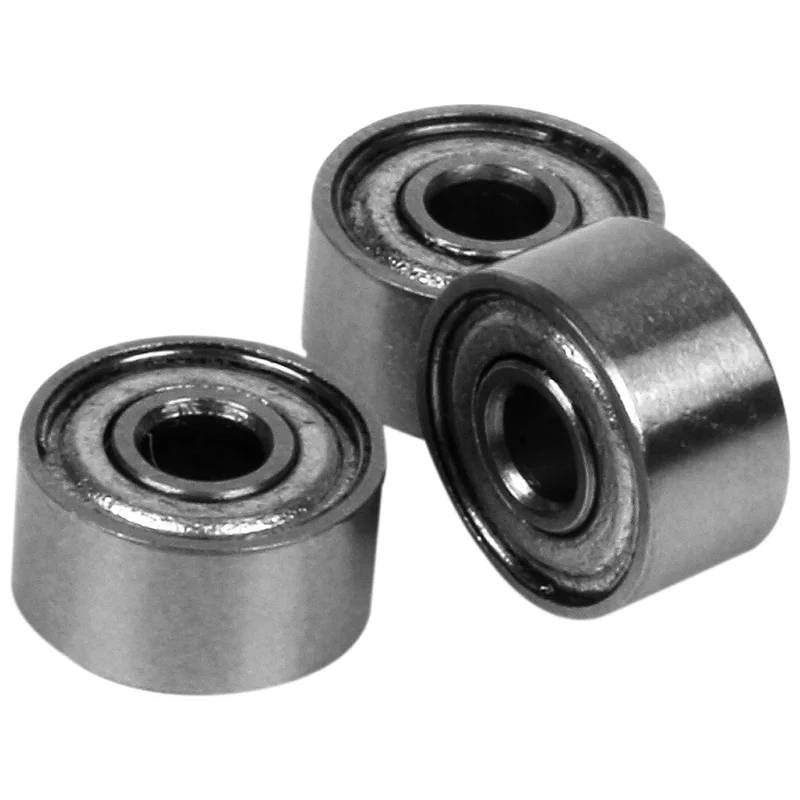 ABGE-50Pcs Rodamiento de bolas radial métrico blindado de metal sellado de goma en miniatura Modelo: 692 ZZ 2X6X3MM