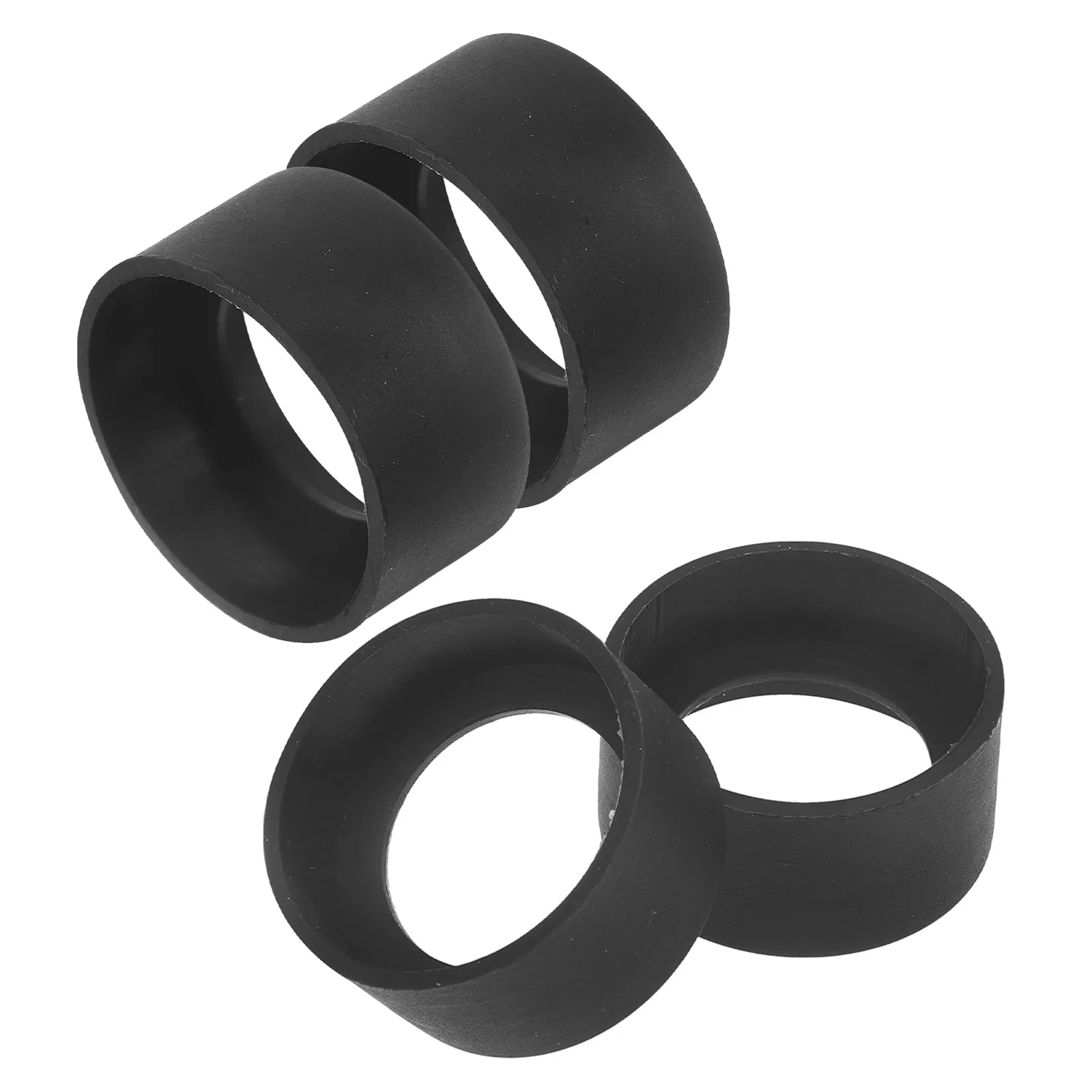 4 قطع بديلة لعدسة المجهر باللون الأسود مناسبة لراحة مجهر ستيريو التلسكوب