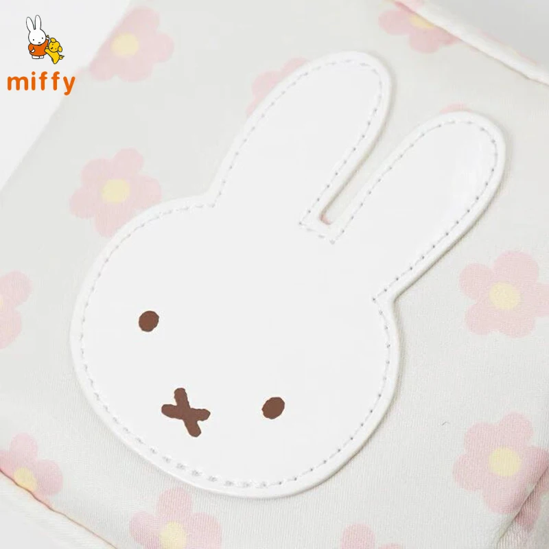 카와이 미피 보관 가방 핑크와 블루 꽃 크리 에이 티브 동전 지갑 다기능 패션 핸드백 애니메이션 액세서리 소녀 선물