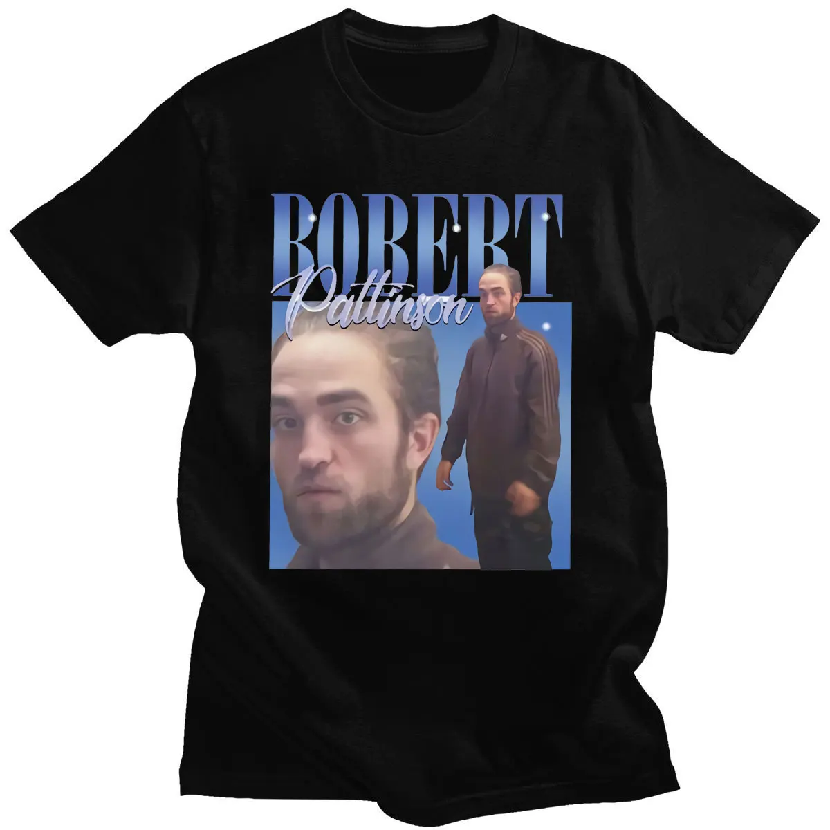 New Robert Pattinson T-Shirts Twilight Saga Print Streetwear Men Women Oversized Pure Cotton T Shirt Fashion Tees Tops Clothing