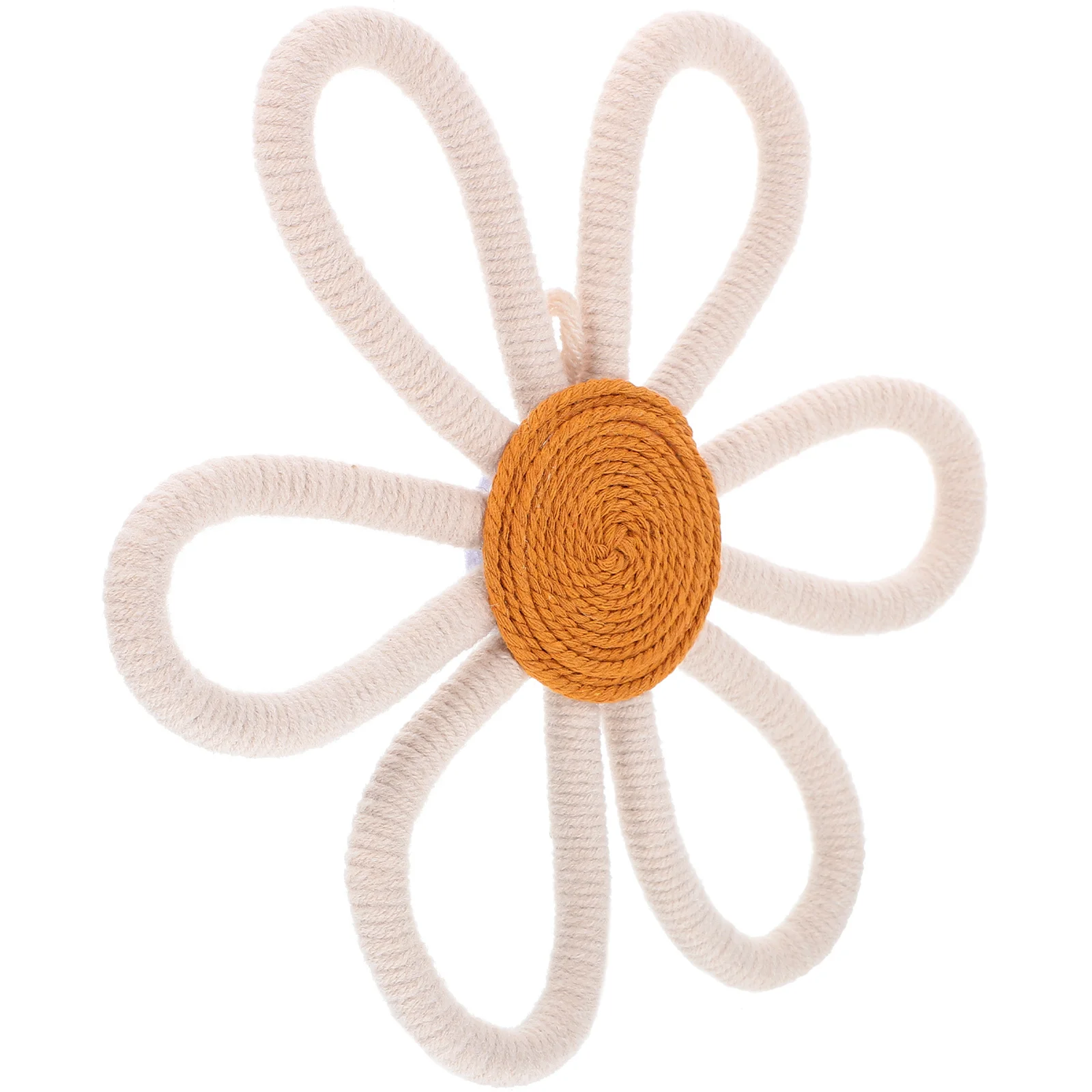 البوهيمي المنسوجة ديزي جدار ديكور الأزهار شنقا الديكور لغرفة الحضانة شيك زهرة ديكور للتعليق على الحائط