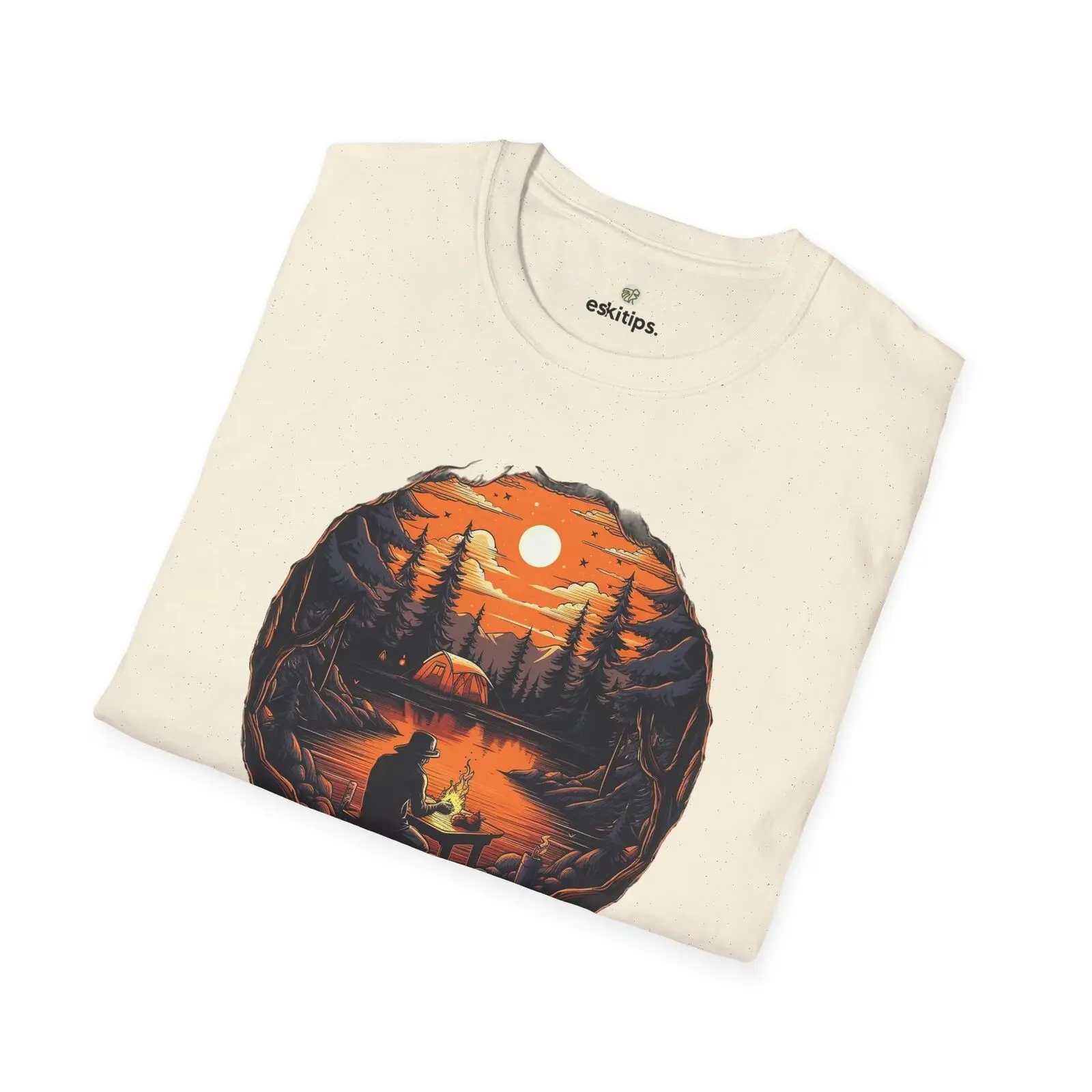 

Scenic Campfire Adventure T-Shirt – Perfect for Outdoor Enthusiasts
