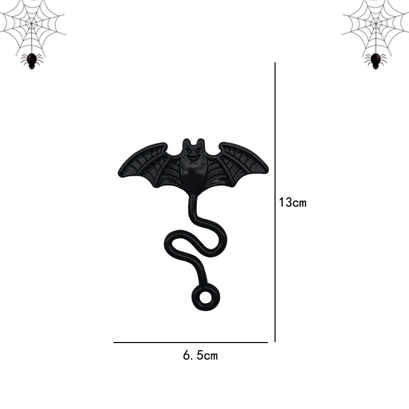 12Pcs Lustige Elastische Fledermaus Klebrige Spielzeug Wand Kletterer Für Kinder Geburtstag Party Favors Goodie Bag Halloween Party Geschenke Pinata füllstoffe – Detail 4