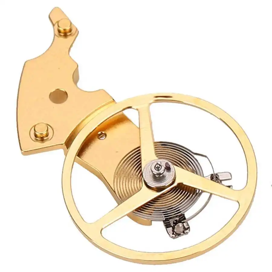 

ETA 2824 2834 2836 movement gold balance wheel with pendulum splint gold hairspring full pendulum set