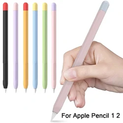 Soft Silicone Pen Holder For Apple Pencil 1st 2nd Generation Stylus Pen Cover For Apple Pencil 2 Gen Protective Case Accessories