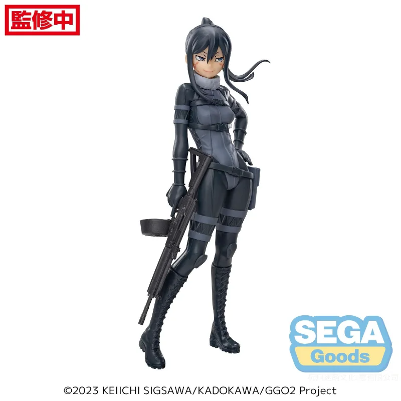 En Stock Original SEGA Luminasta Gun Gale Online Llenn Fukaziroh Pitohui figura de Anime adornos de muñecas modelo colección juguetes regalos