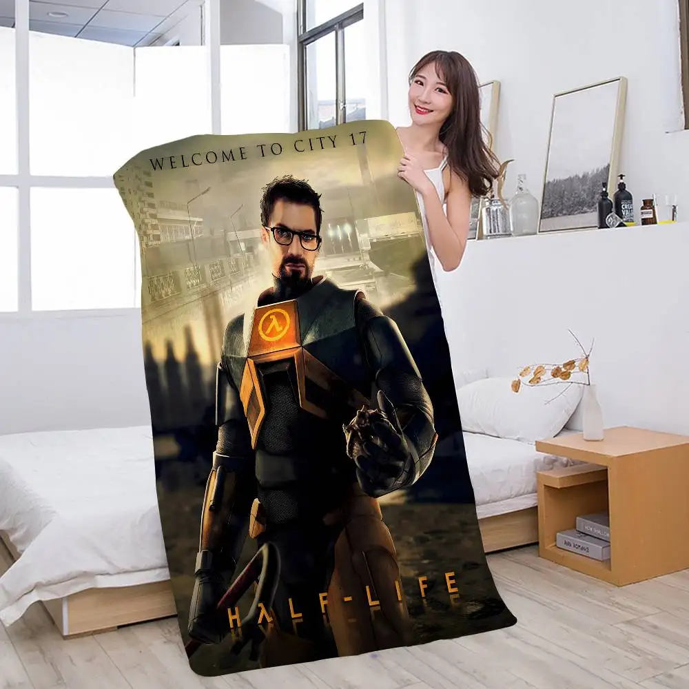 SciFi H-Half-Life Alyx 2 Beach Towel Bath Towels for Girl Microfiber Quick Dry Custom Sand Free Beach Yoga Spa Gym Pool