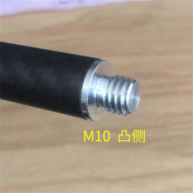 Black Matt High-strength Carbon Fiber Rod Diameter 16mm Screw M10 Length Can be Selected