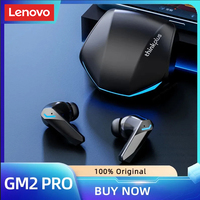 Original Lenovo GM2 Pro Bluetooth V5.3 Music Game dual mode Headset ENC Call Noise Reduction Earphones In-ear Design Headphones