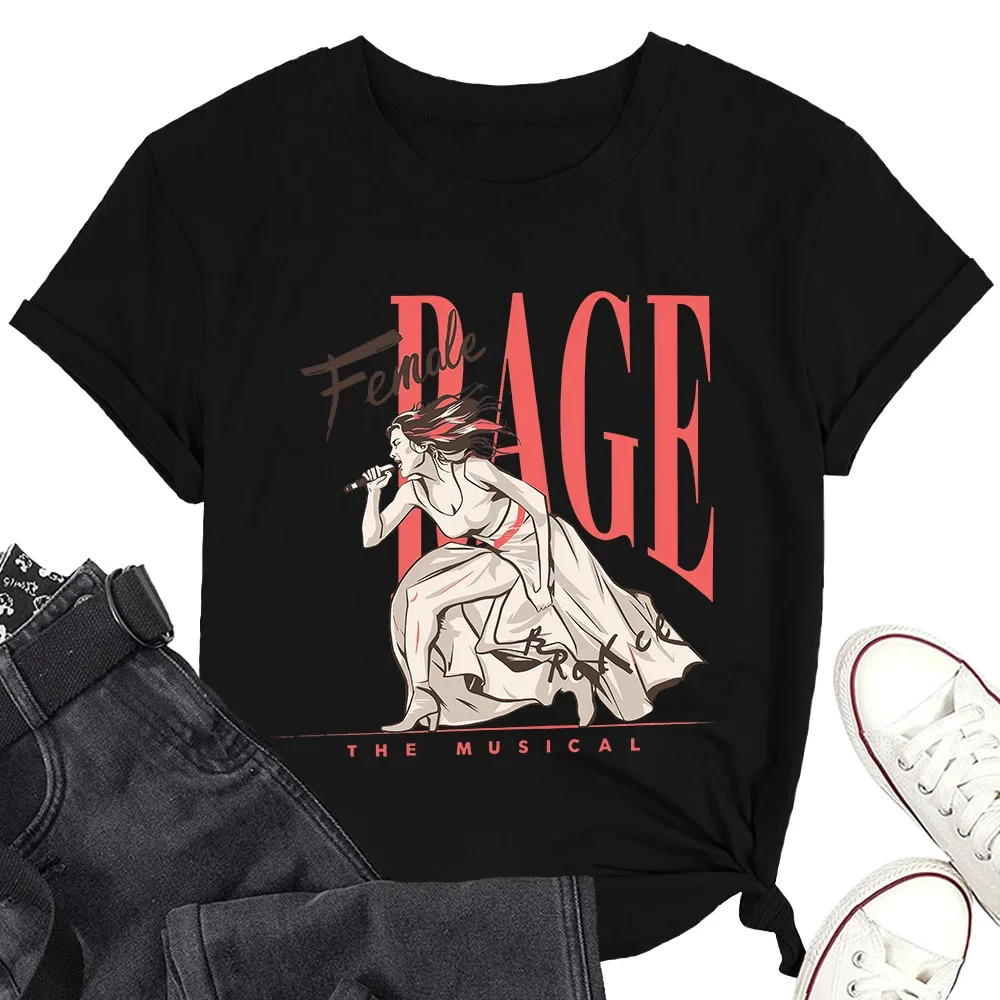 Female Rage The Musical Eras Concert Tee TTPD Fan Gift Tortured Poets Department  women clothing  shirts for women  y2k top