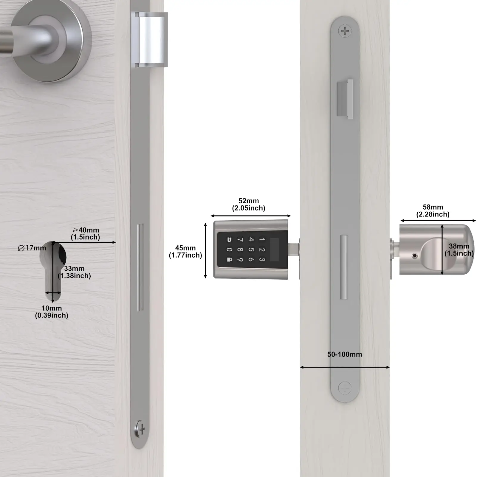 قفل أمان ذكي من WELOCK لأتمتة المنزل وبطاقة RFID ولوحة المفاتيح الرقمية Intelligente Serrure لأقفال أثاث الباب الأمامي #6