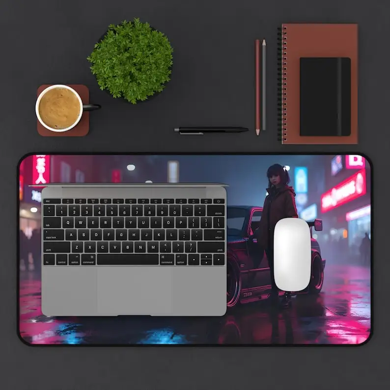 Tappetino da scrivania per ragazza auto |   Tappetino per mouse per ragazza anime |   Blocco da scrivania JDM |   Tappetino da gioco GTR |   Tappetino da scrivania per giochi per PC |   Antiscivolo |   Resistente |   Regalo del giocatore