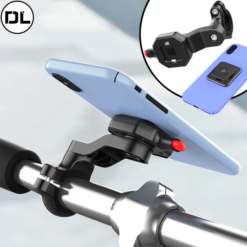 

Motorcycle Bike Phone Holder Stand Bicycle Phone Holder Car Mobile Support Shock-resistant Handlebar Mount Bracket