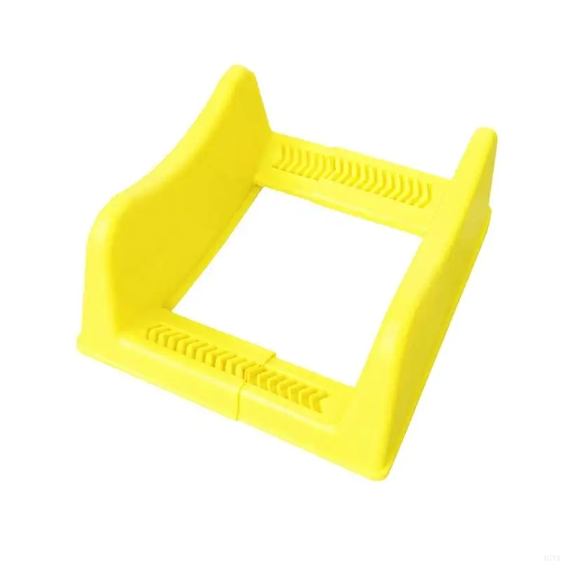 Automotive Tire Display Stand with Ribbed Support Platforms, Off Floor Base for Retail Spaces and Service Shops D7YA