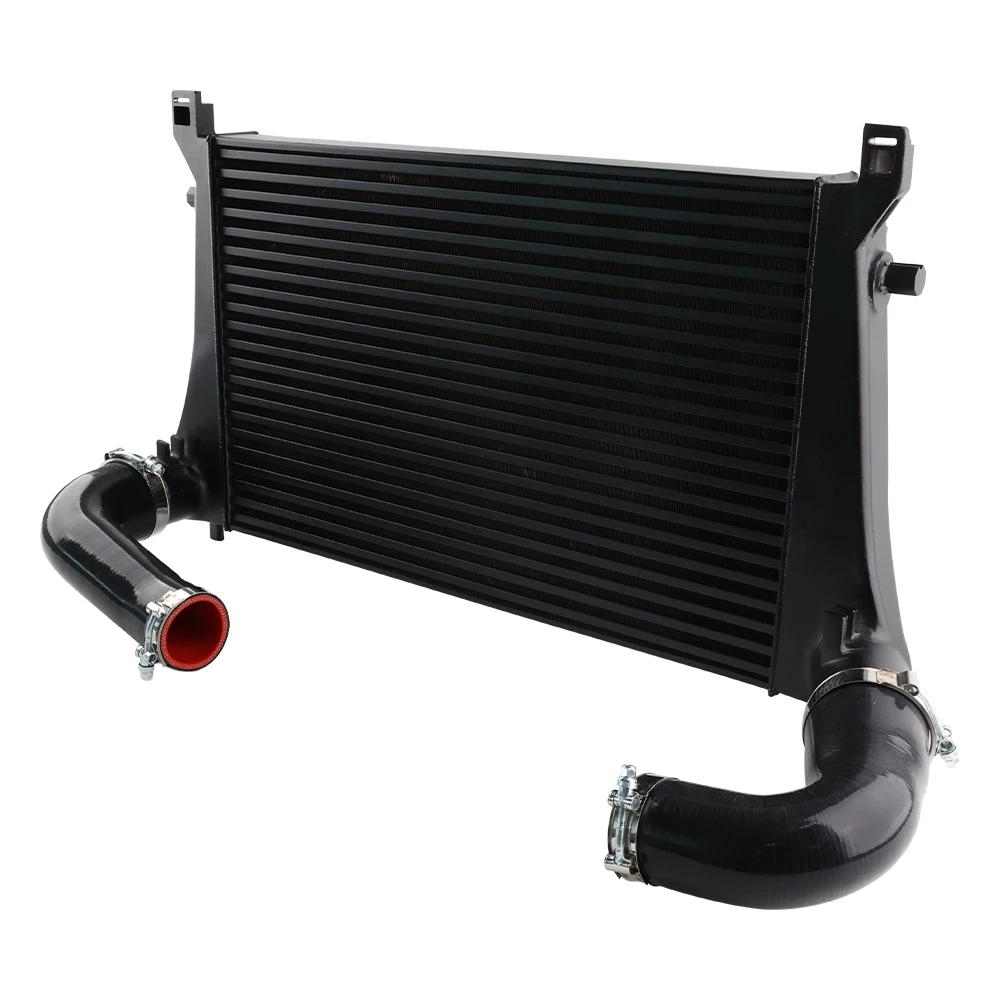 Cooling System Tube & Fin Black Intercooler Kit For Audi A3/S3 / VW Golf GTI R MK7 EA888 1.8T 2.0T TSI 03CSJ029ABK Black