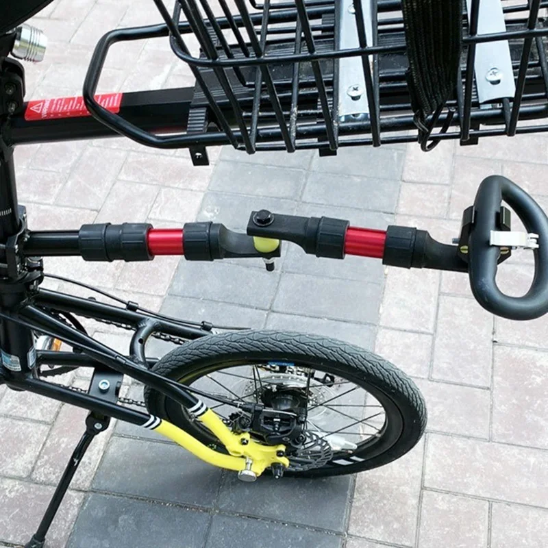 Bicycle Stroller Pole Aluminium Alloy Clamp Head Outdoor Connecting Rod Multi-function Bicycle Modification Parts Accessories