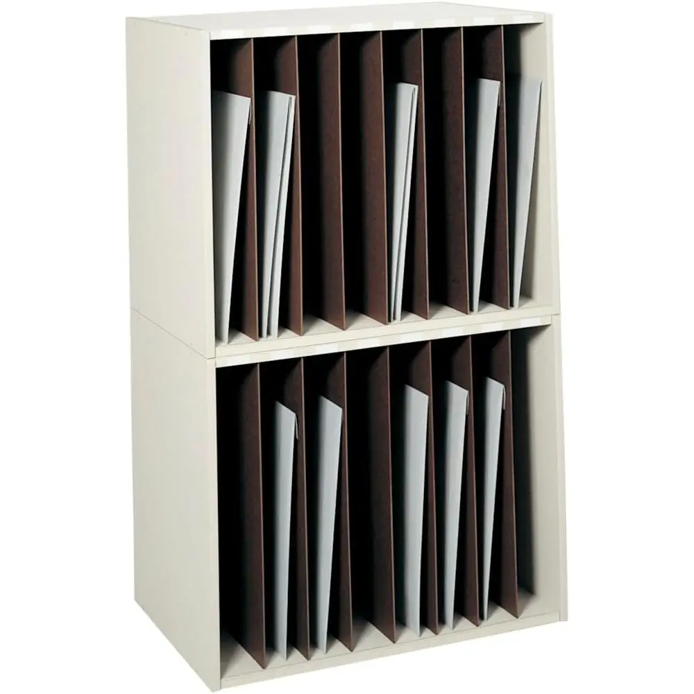

White 8-Compartment Art Storage Rack by Saco Products, Model 3030