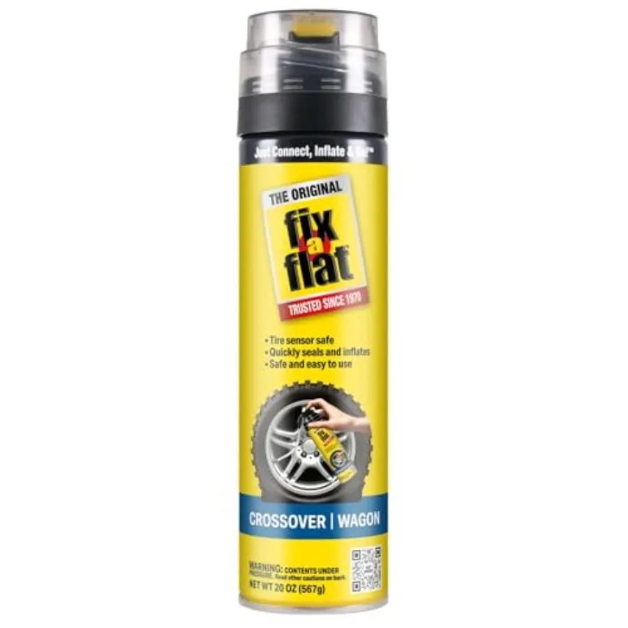 

Aerosol Tire Inflators - For Large Sized Tires Found on Crossovers and Station Wagons - 20 oz Pack of 3
