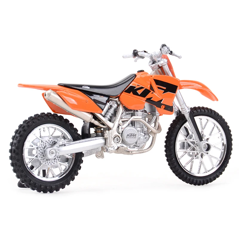 Welly 1:18 KTM 450 SX Racing Alloy Motorcycle Model Diecast Metal Toy Motorcycle Model Simulation Collection Children Toys Gift