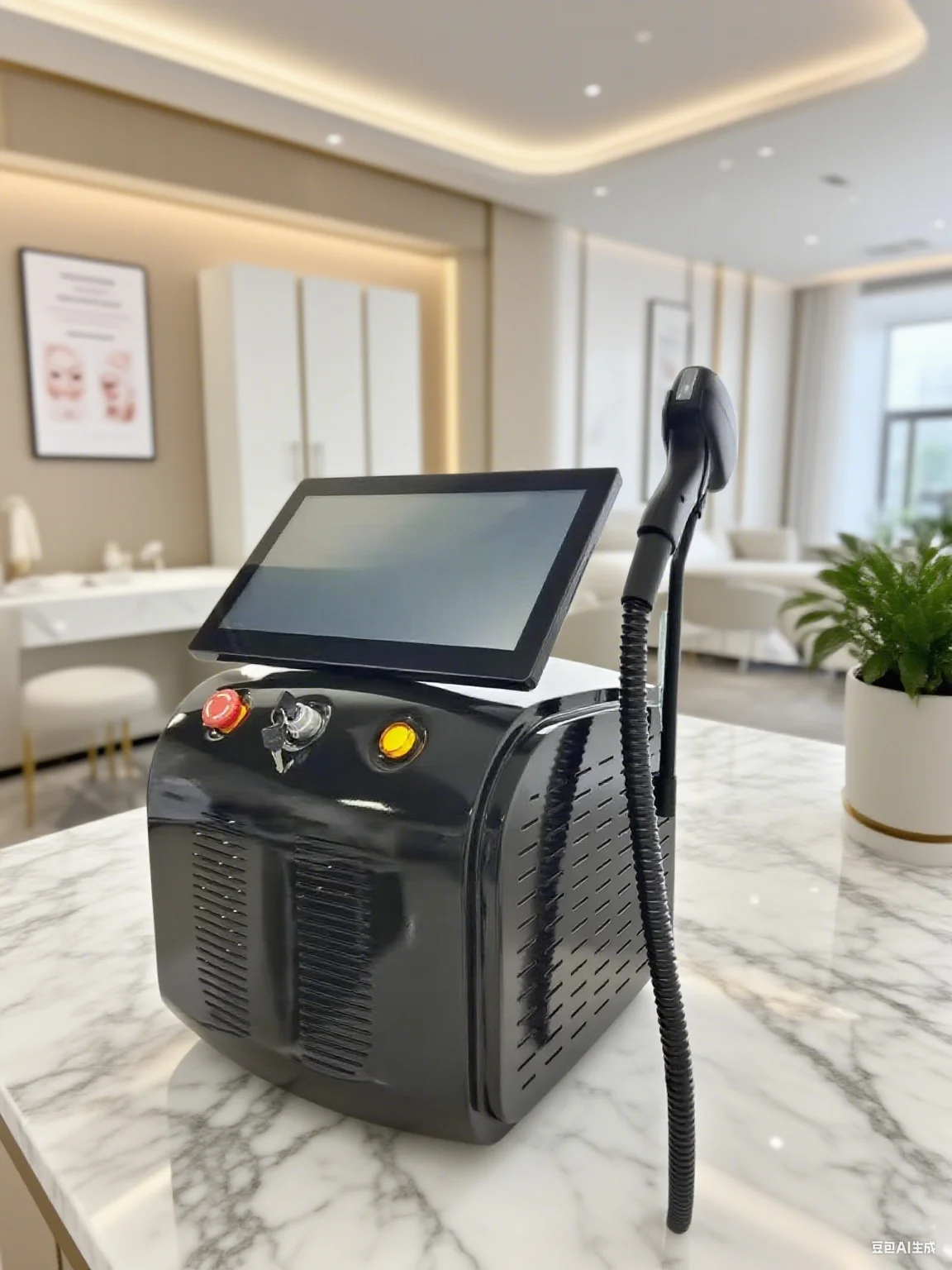 2025 profissional soprano titânio diodo laser máquina de remoção do cabelo 4000w portátil 1064 755 940 808nm resfriamento gelo indolor