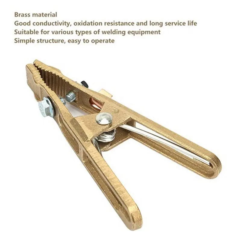 ABCA-5X Machine Grounding Clamp TIG Welding Machine Brass Grounding Clamp (260A)