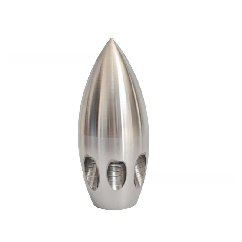 Stainless Steel Sewer Jet Nozzle, Front 0 Rear 8 Holes High Pressure Drain Cleaner Nozzle for Sludge & Sediment