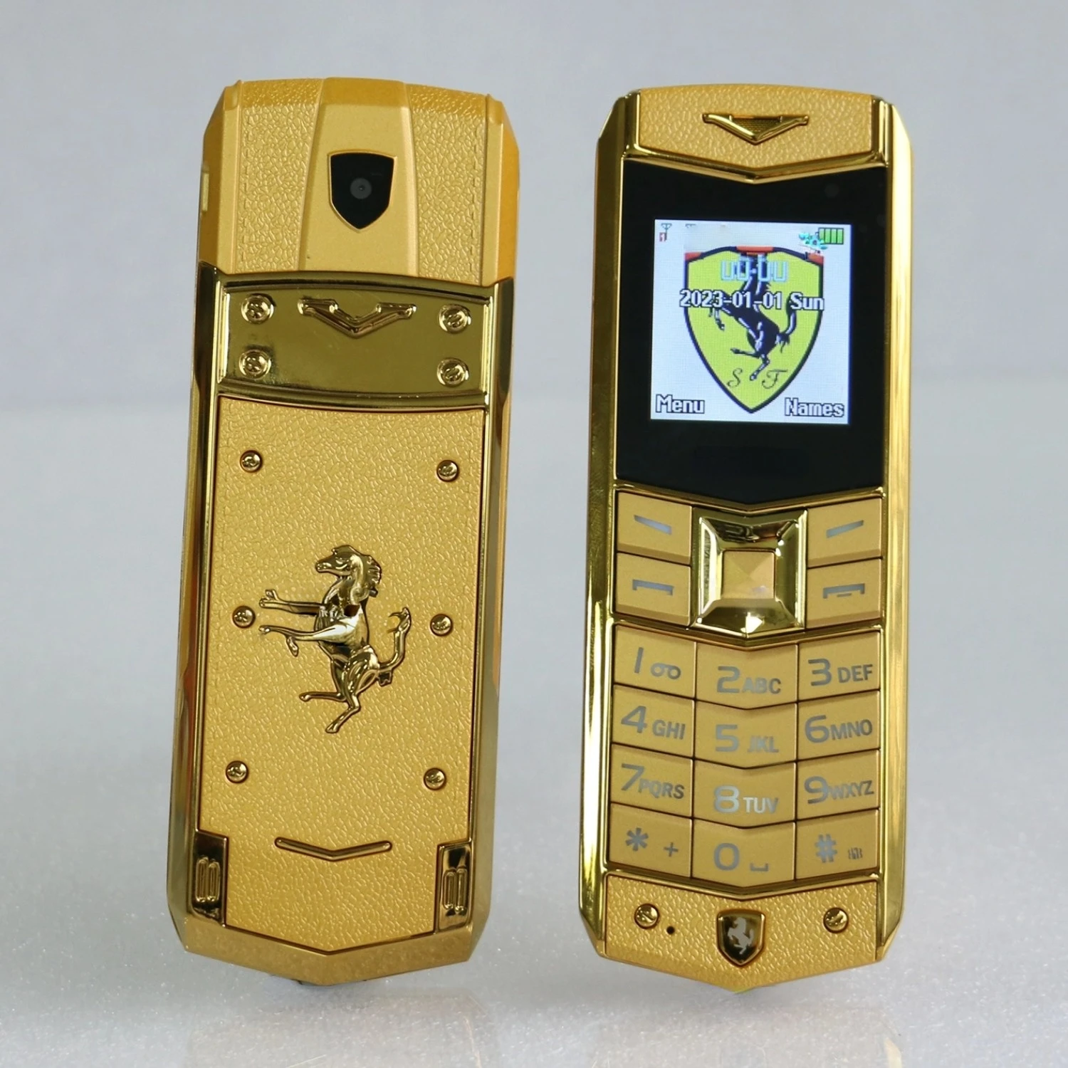Luxury Mini Slim Signature Cellphone Dual SIM Bluetooth Call Magic Voice Big Button MP3 FM Radio Long Standby Cheap Mobile Phone