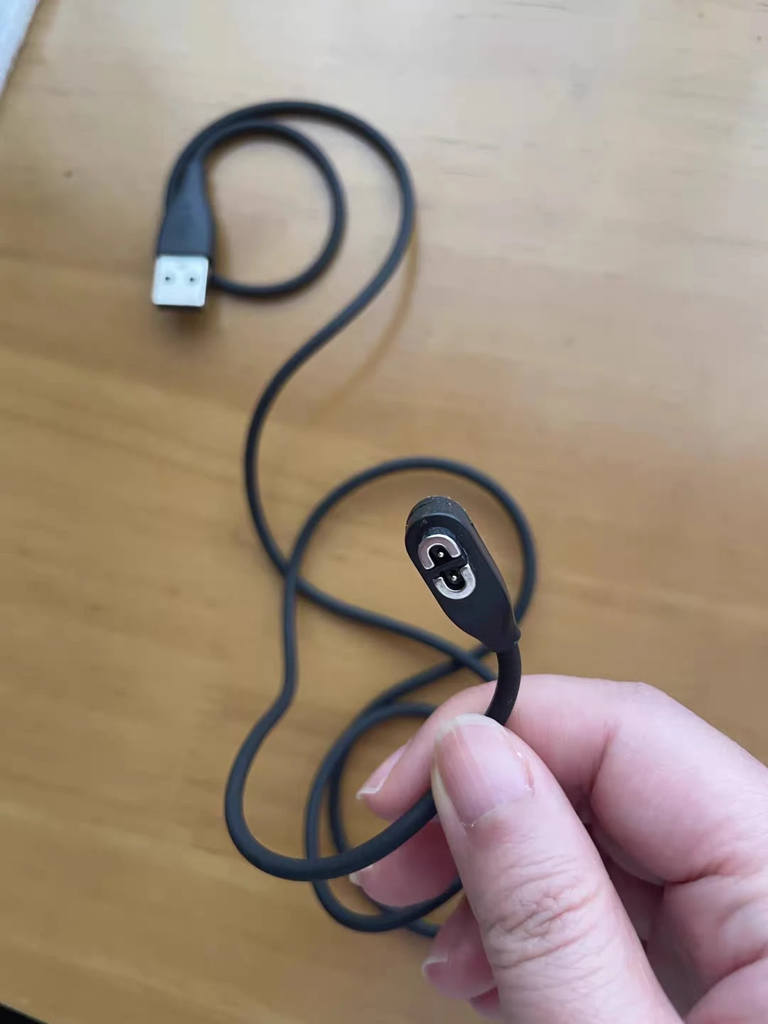 Braided 1M USB C Charger Cord, Magnetic Adapter for Shokz OpenRun, Travel Bag Spare Backup Charge Cable