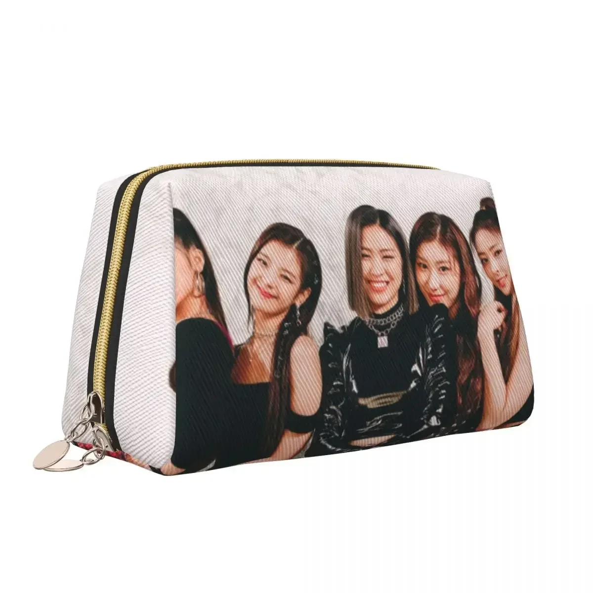 ITZYS Kpop Star Girl Group Makeup Bag Women Travel Cosmetic Organizer Cute Storage Toiletry Bags