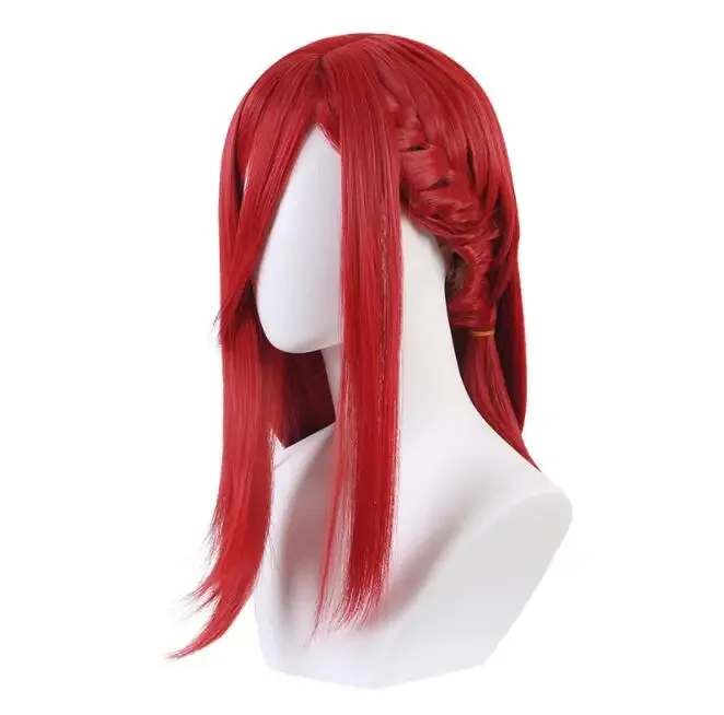 

53cm Synthetic Hair Cosplay Wigs Anime BLUE LOCK Long Red Women Party Wig Heat Resistant