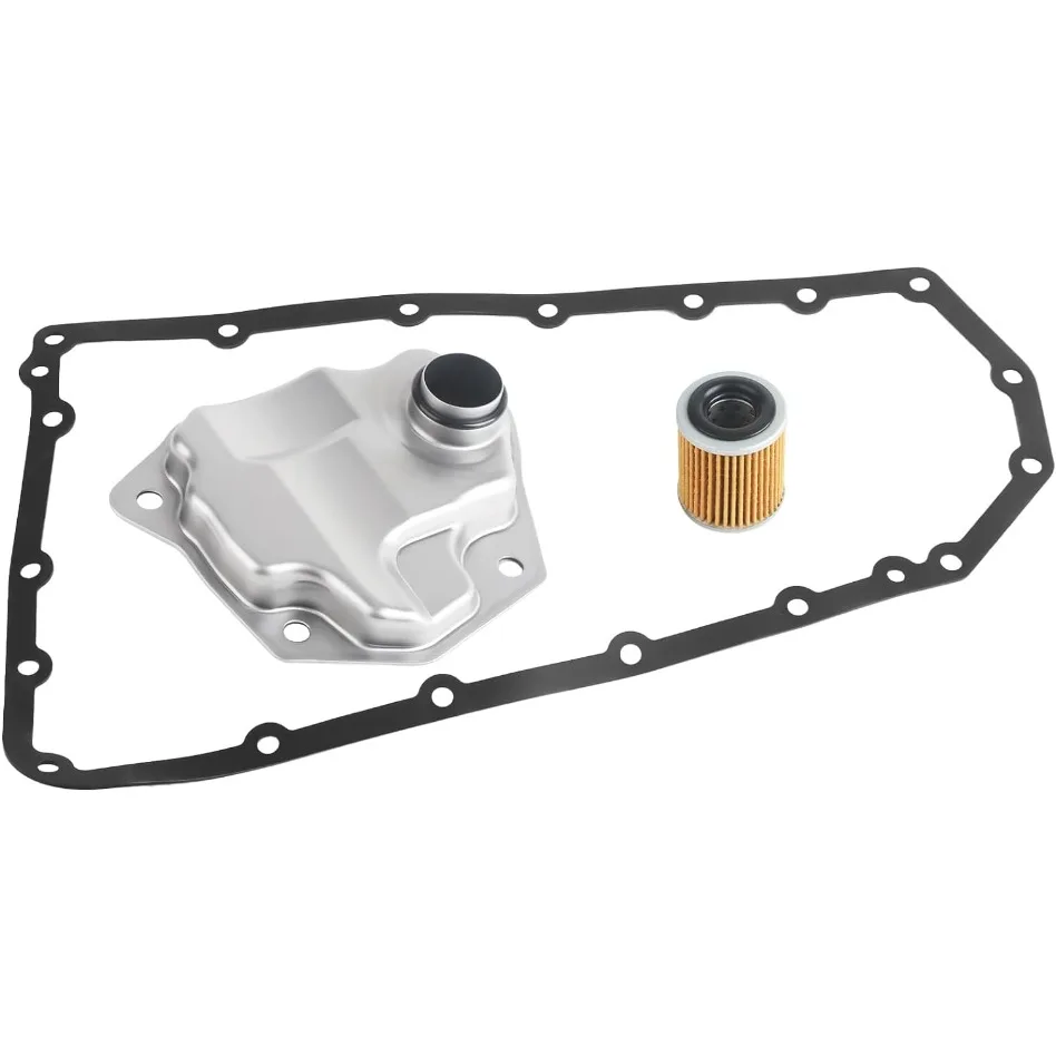 

Filter Kit Fits Transmission Valve Pan Gasket Oil Strainer for Nissan Altima Rogue Sentra NV200 Dodge Caliber Jeep Mitsubishi