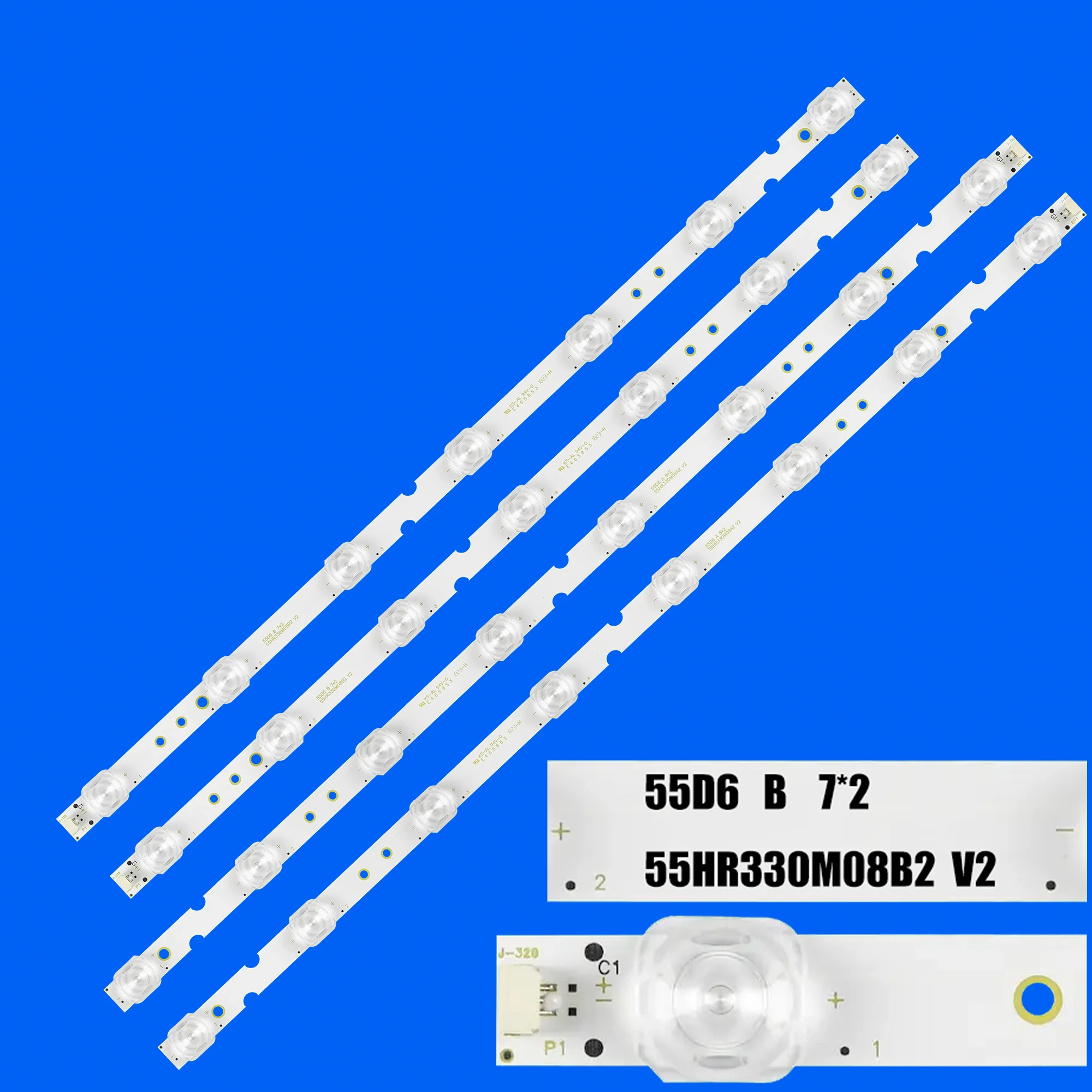 

LED Backlight strip For 55P8M 55S423 55S421 55DP600X1 55UD6306X1 55E18US 55UF1 55EP660 55EP660X1 55DP628X1 55HR330M08A2