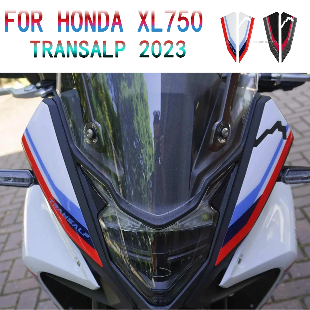 

For Honda XL750 TRANSALP 2023 Motorcycle Gel Sticker Front Cover Sticker Waterproof and Anti-scratch