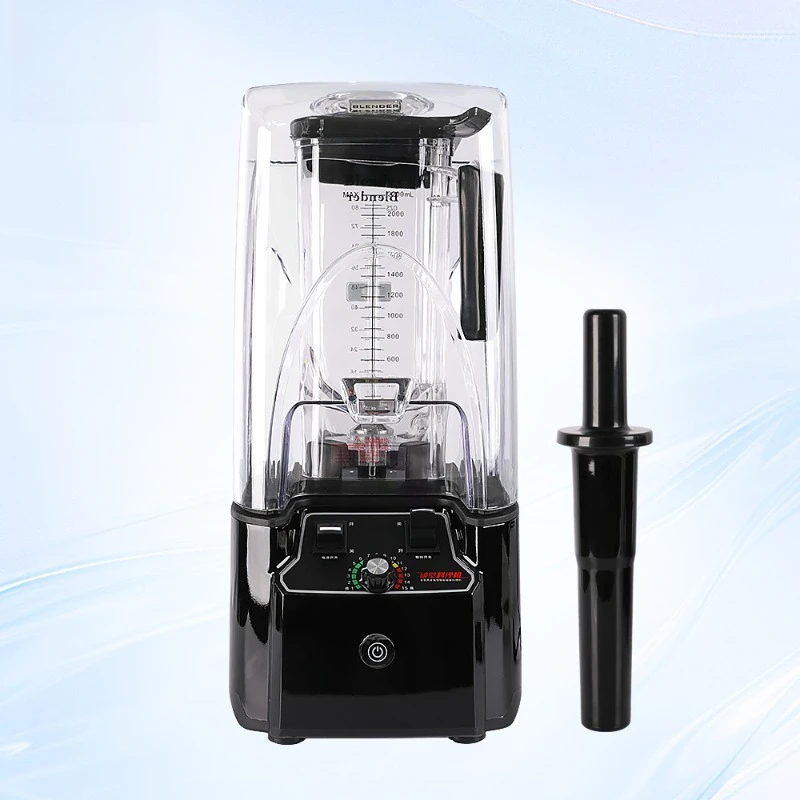 New popular household electric 110V/220V silent ice crusher mixer with tampering tool automatic beverage juice beverage mixer