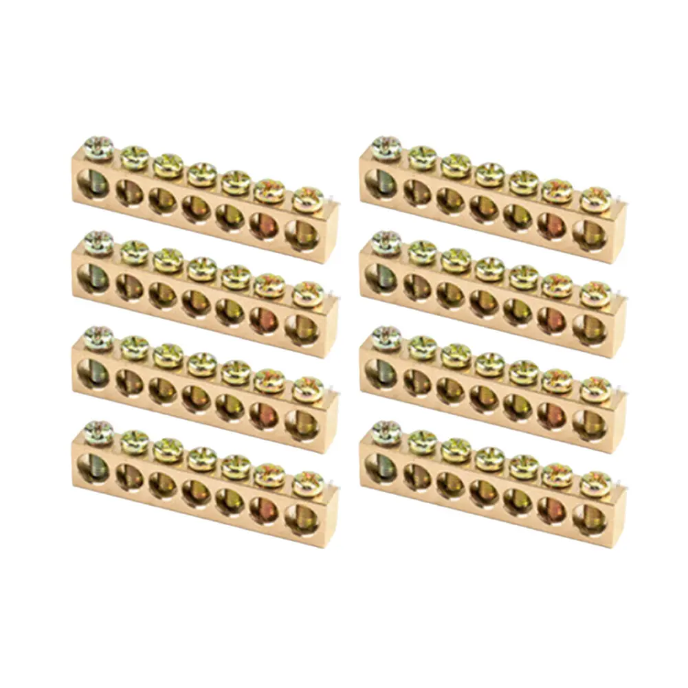 Optimized Grounding Performance Electrical Wire Gloden Copper Busbar Quick Installation Safety Standard Compliant