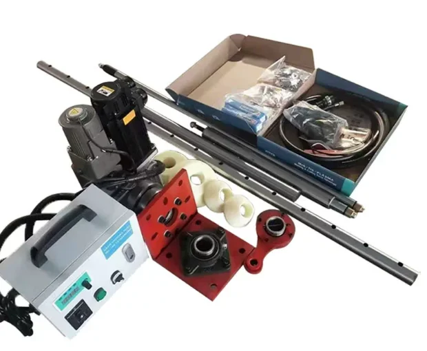 Portable Boring And Welding All-In-One Machine Handle Type Turbine Motor Adjustable Boring Speed Automatic Small Loader