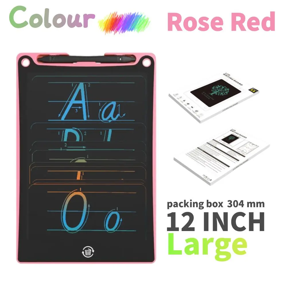 12Inch LCD Screen Writing Digital Graphic Toys for Children  Drawing Tablets Electronic Drawing Board Electronic Handwriting Pad