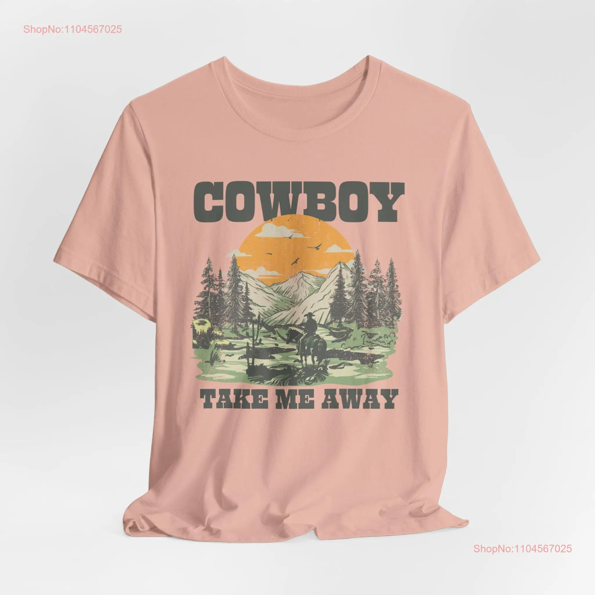 Western T Shirt Gra… - image
