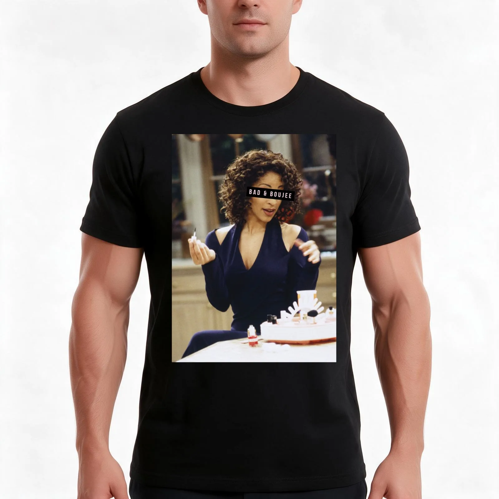 Bad and Boujee: Hillary Banks 1 T-Shirt, Summer Casual Cotton Tee, Oversized Streetwear Tops, Vintage Graphic Print, 100% Cotton