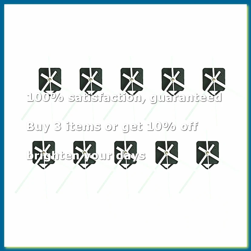 Silent Clock Movement Spindle Hands 10Pcs DIY Quartz Wall Clock Mechanism Repair Parts Kit