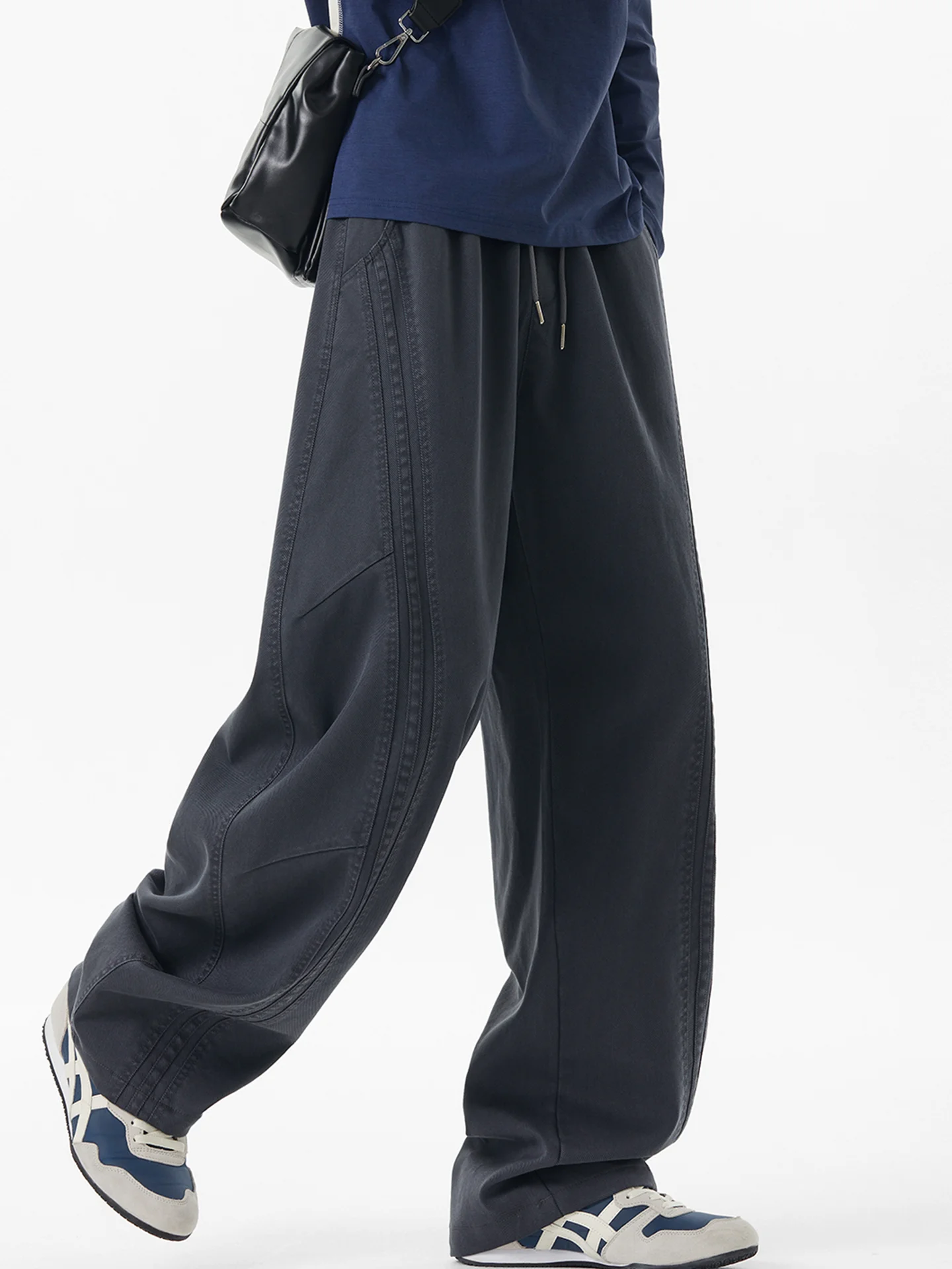 Men's Casual Loose Fit Sports Pants Fashionable Knife  Long Trousers Autumn 2026 New Style Vibe Casual Loose Pants