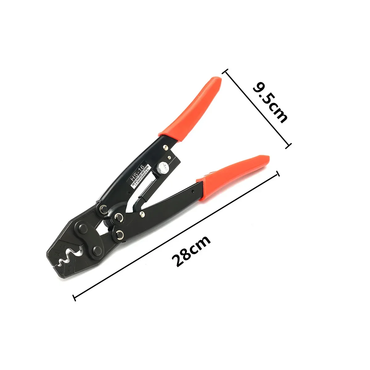 HS-16 crimper plier  Ratchet Crimping Tool for Non-Insulated Terminals AWG 16-6 Polished Jaw Pressure regulating device