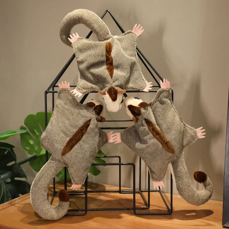 33*19CM Zucker Segelflugzeug Plüsch Spielzeug Weiche Fliegende Eichhörnchen Spielzeug Kuscheltiere Spielzeug Nette Hand Zentrum Haustiere lustige Geschenk – Detail 11