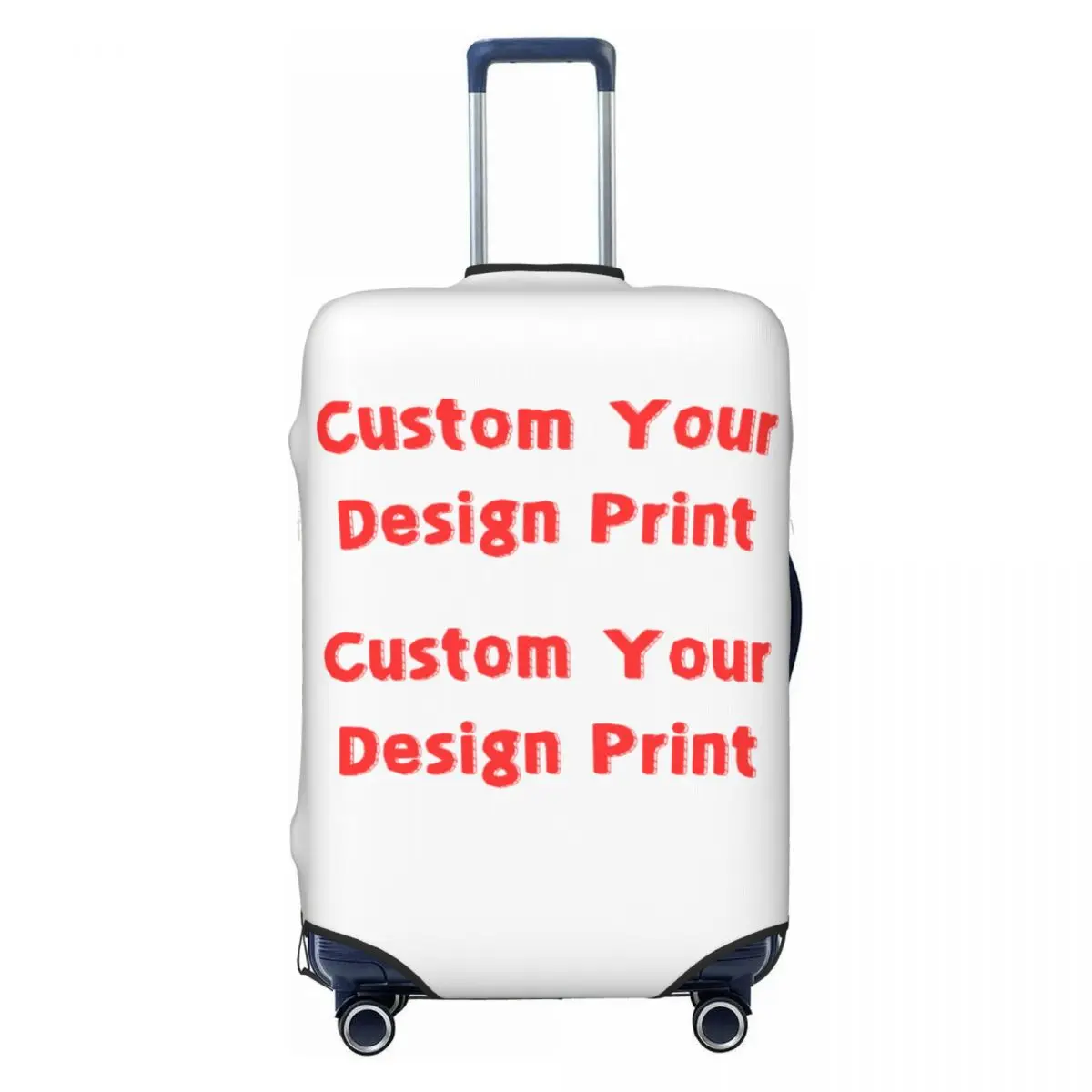 Custom Your image Print Suitcase Cover Picture Any Color Vacation Cruise Trip Elastic Luggage Supplies Protector