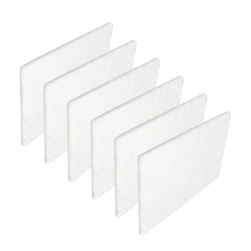 2/4/6pcs Ceramic Wool Stable & Durable Fiber Square Ceramic Wool Extended Use Fiber Insulation for Bioethanol Fireplaces