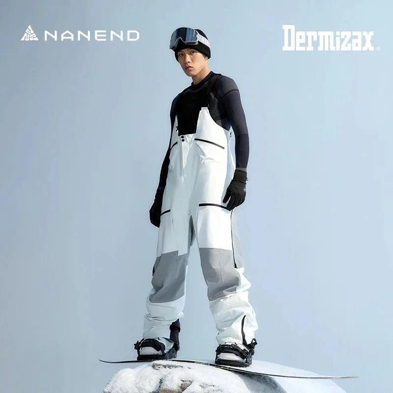 NANEND Snowboard Pants Waterproof Wear-resistant and Warm Winter Outdoor Skiing Men's and Women's Skiing Equipment