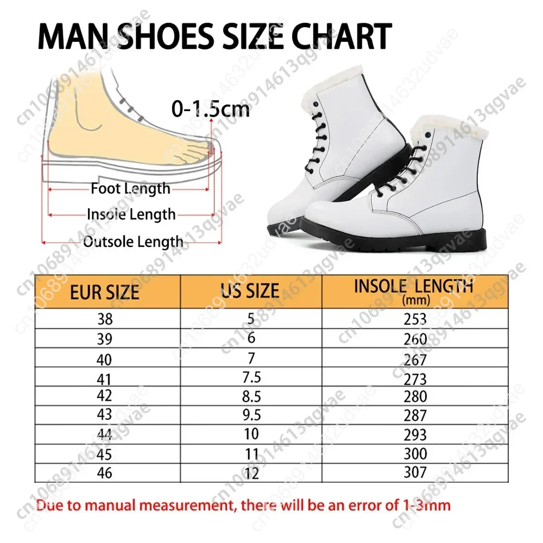 Berserk Plush Boots Mens Womens Teenager Casual Shoes Outdoor Keep Warm Leather Boot Couple High Quality Anime Tailor-made Shoe