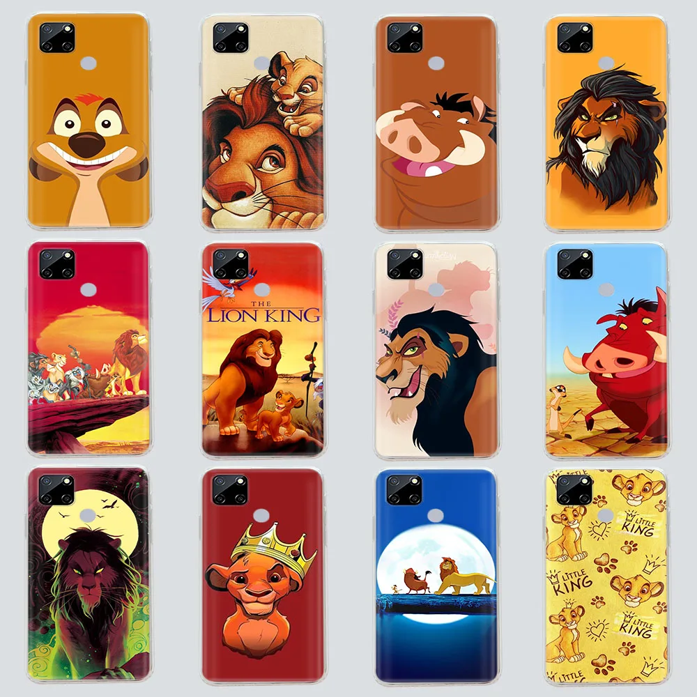 Transparent Case for iPhone 14 Plus 13 Mini 15 11 Pro X XS Max Soft Cover Lion King