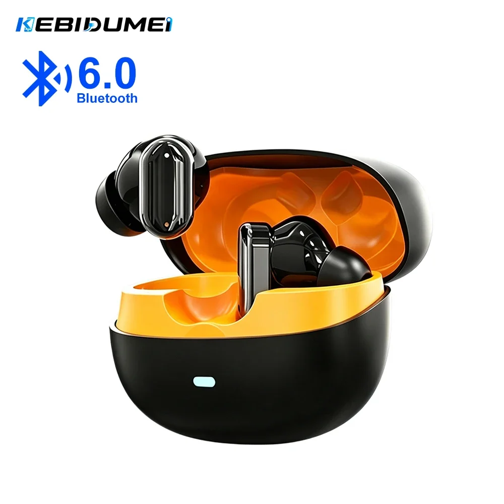 Image of KEBIDUMEI Bluetooth 6.0 In-Ear-Ohrhörer, Mini-Kopfhörer mit echter Drahtlosfunktion, ANC-Kopfhörer mit Geräuschunterdrückung, IPX7 wasserdichte Headsets